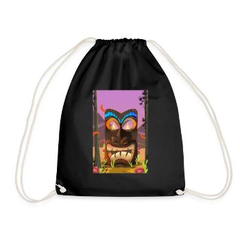 Masque Tiki - Sac de sport léger - noir - Devant