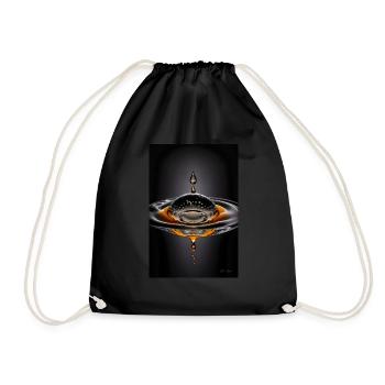 Gouttes magma 3 - Sac de sport léger - noir - Devant