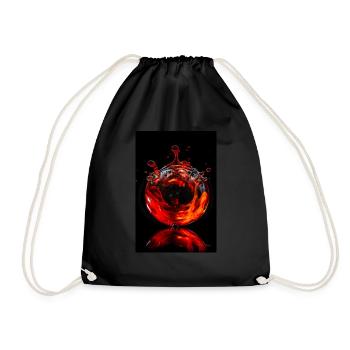 Gouttes magma 6 - Sac de sport léger - noir - Devant