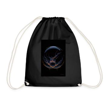 Kaos dans un feu de bulle 4 - Sac de sport léger - noir - Devant