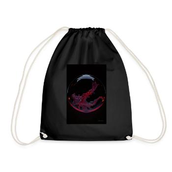 Kaos dans un blister rouge4 - Sac de sport léger - noir - Devant