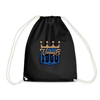 Millésime 1960 - Sac de sport léger - noir - Devant