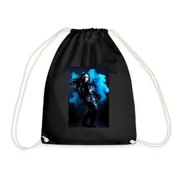 Blue Beauty 1 - Drawstring Bag - black - Front