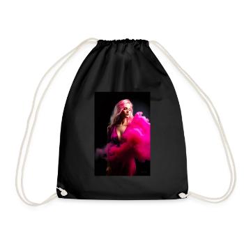 Magenta Beauty 3 - Drawstring Bag - black - Front