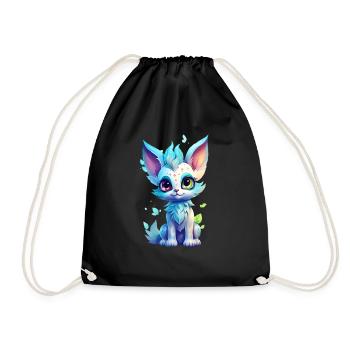 Chemise design Sweetheart Cat Mom - Sac de sport léger - noir - Devant