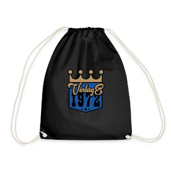 Millésime 1972 - Sac de sport léger - noir - Devant