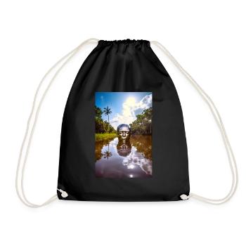 Amazon - Drawstring Bag - black - Front