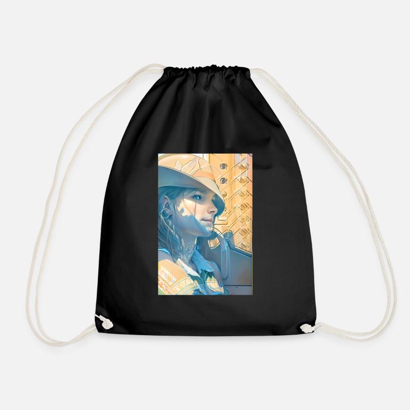 Pleasure - Drawstring Bag - black