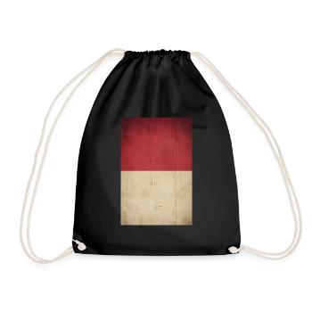 Drapeau « Indonésie » - Sac de sport léger - noir - Devant