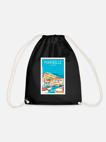 MARSEILLE LES GOUDES - Sac de sport léger - noir