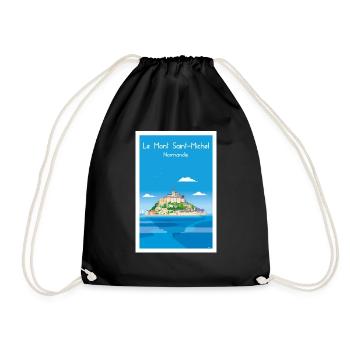 MONT SAINT MICHEL - Sac de sport léger - noir - Devant