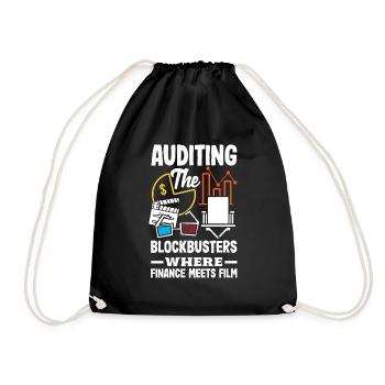 Auditing Blockbusters Where Finance Meets Film - Turnbeutel - Schwarz - Vorne