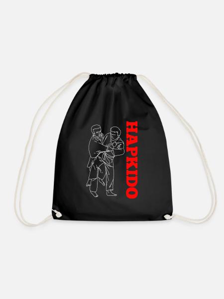 Hapkido-Kampfkunst-Geschenk - Turnbeutel - Schwarz