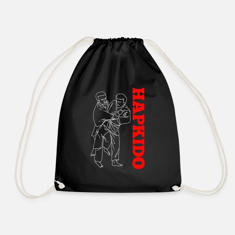 Hapkido-Kampfkunst-Geschenk - Turnbeutel - Schwarz