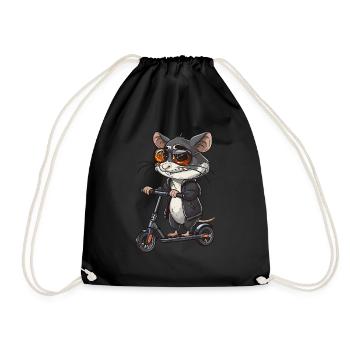Rouleau à rats - Sac de sport léger - noir - Devant