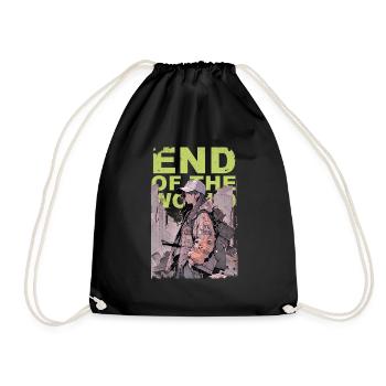 End of the World - Last Woman Standing - Drawstring Bag - black - Front