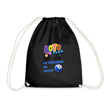 LOTO - BINGO - 1 - LE PREMIER DE 1000 - Sac de sport léger - noir - Devant