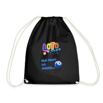 LOTO - BINGO - 2 - ILS FONT LA PAIRE - Sac de sport léger - noir - Devant