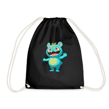 Forest Monster 0790892 - Drawstring Bag - black - Front