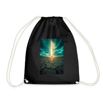 Chosen by the Light - Drawstring Bag - black - Front