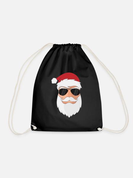 Santa - Turnbeutel - Schwarz