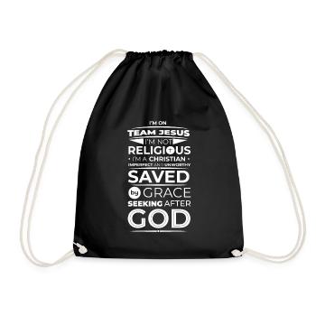 Team Jesus - Sac de sport léger - noir - Devant