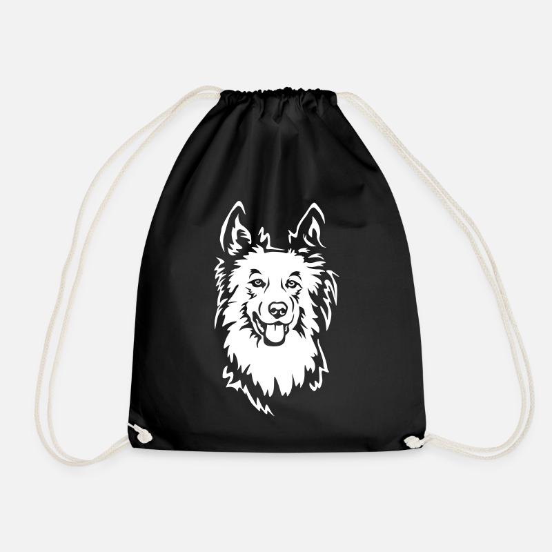 Harzer Fuchs Kopf "Black Edition" - Turnbeutel - Schwarz
