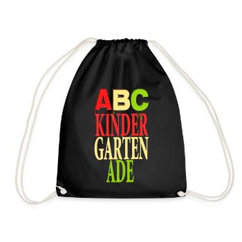 ABC Kindergarten ADE - Drawstring Bag - black - Front