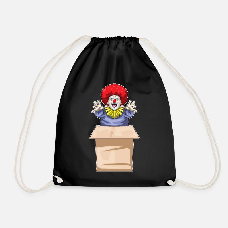 Clown Halloween Box - Turnbeutel - Schwarz