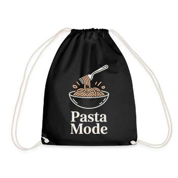 Pasta Fashion - Drawstring Bag - black - Front