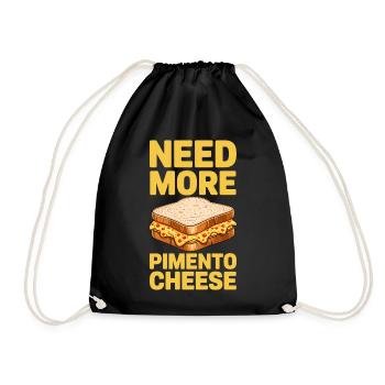 Sandwichs au fromage piment piment de la Jamaise Fromage Cadeaux - Sac de sport léger - noir - Devant
