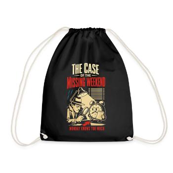 L’affaire du week-end disparu - Sac de sport léger - noir - Devant