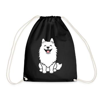 Samoyède - Sac de sport léger - noir - Devant