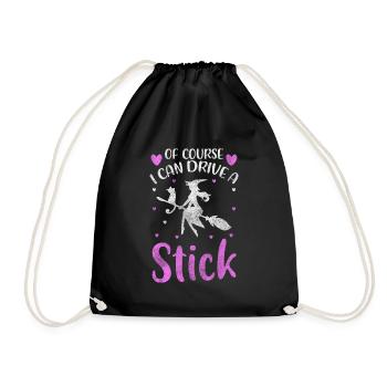 Witches Witches' brooms Spells Monsters - Drawstring Bag - black - Front