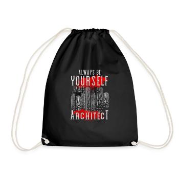Engineering Studies Houses Architecture - Drawstring Bag - black - Front