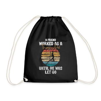 Manege Tent Actor Sarcasm - Drawstring Bag - black - Front