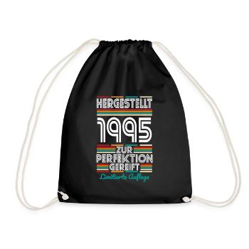 30e anniversaire - Fabriqué en 1995 - Sac de sport léger - noir - Devant