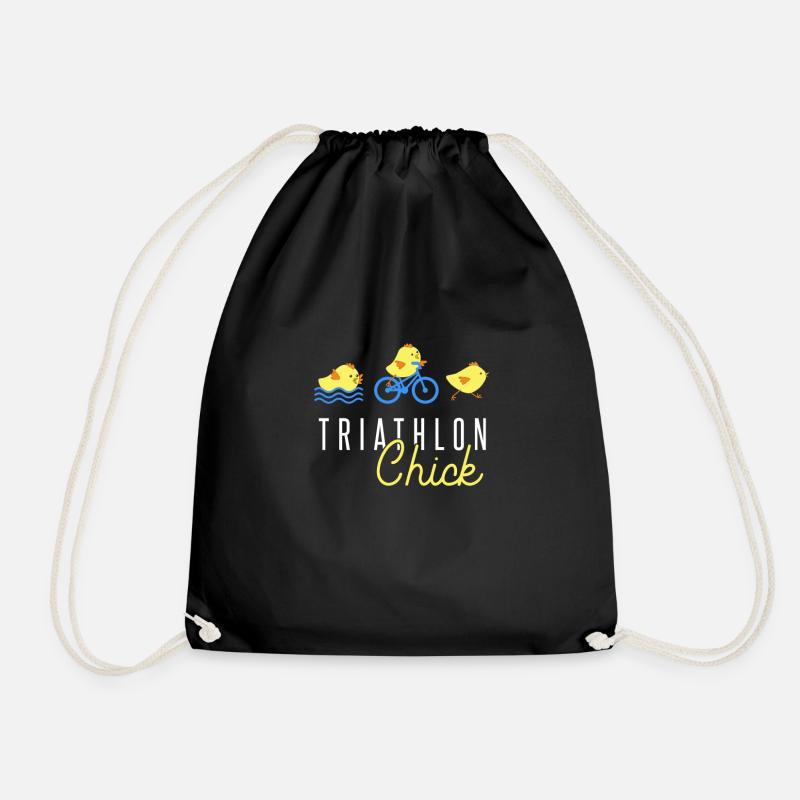 Triathlon - Turnbeutel - Schwarz