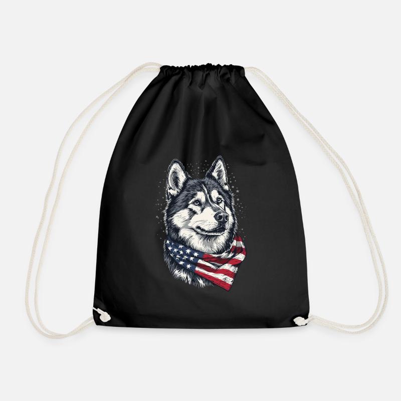 Alaskan Malamute - Turnbeutel - Schwarz