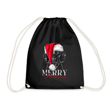 CHIEN DE MONTAGNE BAVAROIS Merry Christmas - Sac de sport léger - noir - Devant