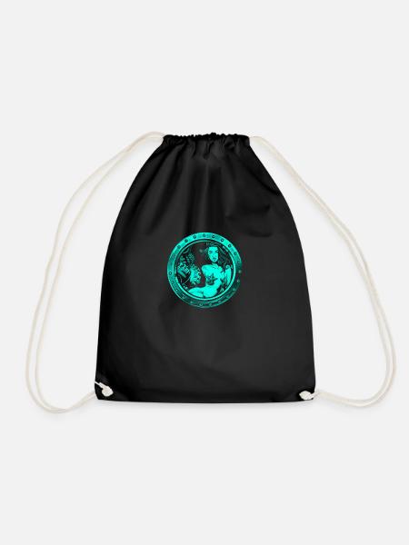 Mermaid mermaid mermaid fairy tale - Drawstring Bag - black