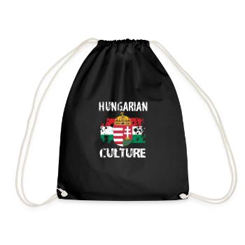 Culture hongroise - Sac de sport léger - noir - Devant