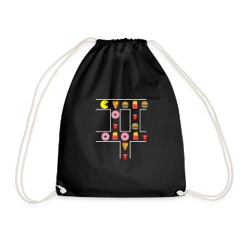 Emballeur de restauration rapide - Sac de sport léger - noir - Devant