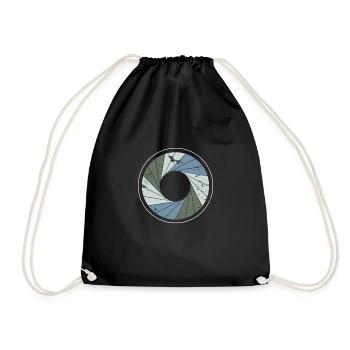 Appareil photo de Noël - Sac de sport léger - noir - Devant