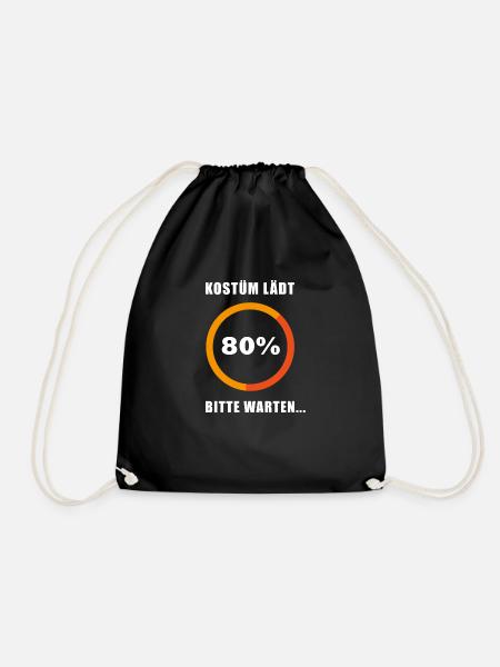 Kostüm lädt. 80%. Bitte warten.Halloween Geschenk - Turnbeutel - Schwarz