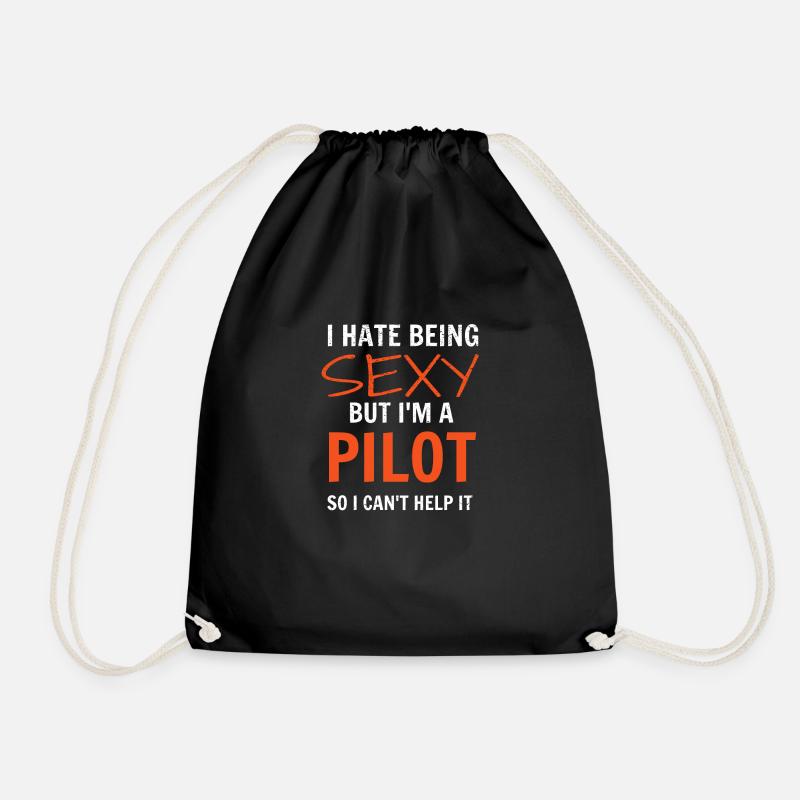 Pilot - Turnbeutel - Schwarz