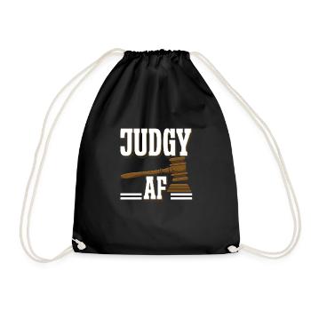 Judgy AF - Turnbeutel - Schwarz - Vorne