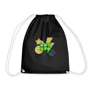 Soirée Disco des années 80 Bro 80 - Sac de sport léger - noir - Devant