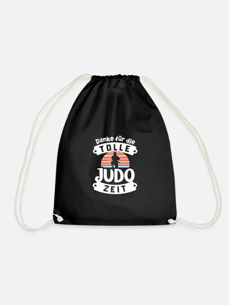 Danke, tolle Zeit beim Judo - Turnbeutel - Schwarz