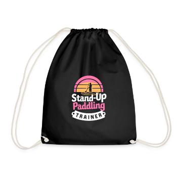 SUP-Trainer Ausrüstung Zubehör Guide Shirt - Turnbeutel - Schwarz - Vorne